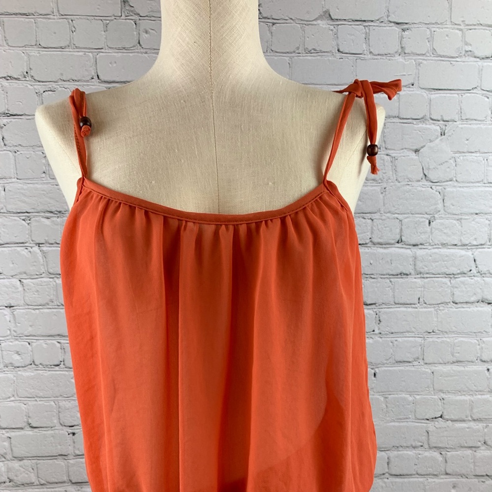 Mind Code  Tank Pumpkin Spice Color